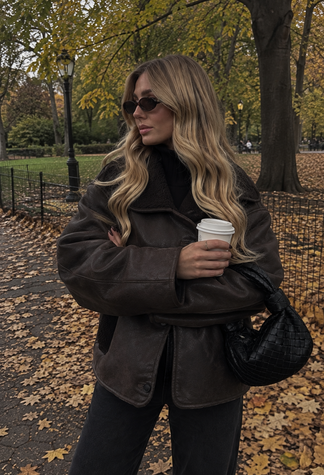 Faux Leather Jacket